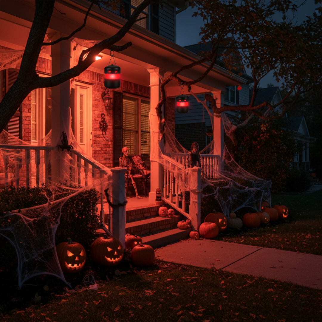 Halloween Pumpkin Lanterns 3 Pack Jack O Lantern Party Lights