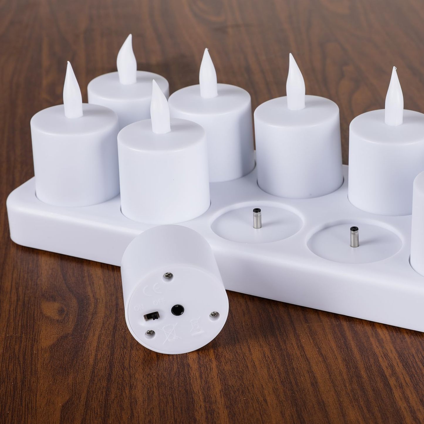 12 pcs USB Rechargeable Flameless Candles