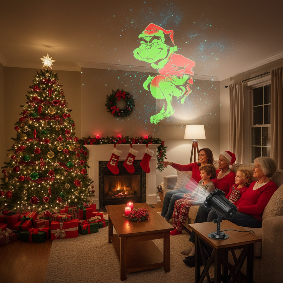 12 in 1 Dynamic Halloween Projection Lamp