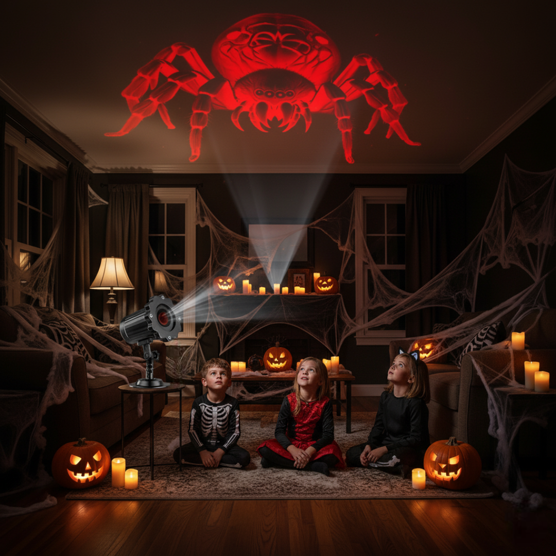 12 in 1 Dynamic Halloween Projection Lamp