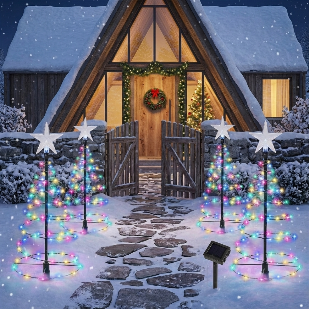 Solar Christmas Tree Lights