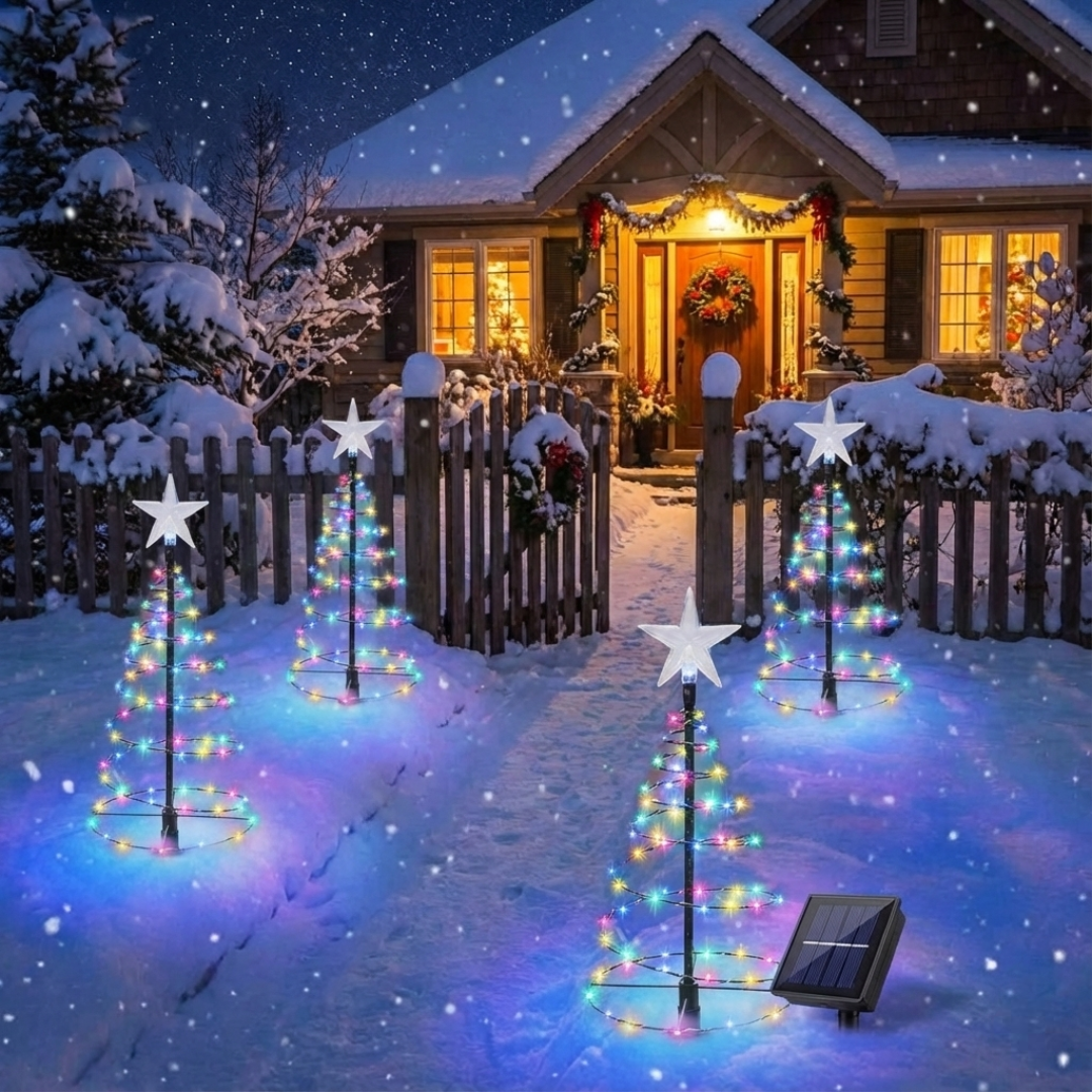 Solar Christmas Tree Lights