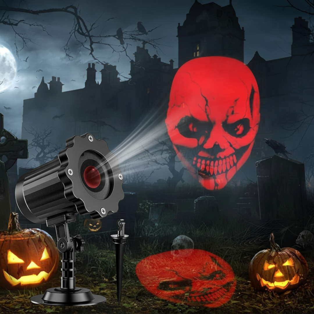 12 in 1 Dynamic Halloween Projection Lamp