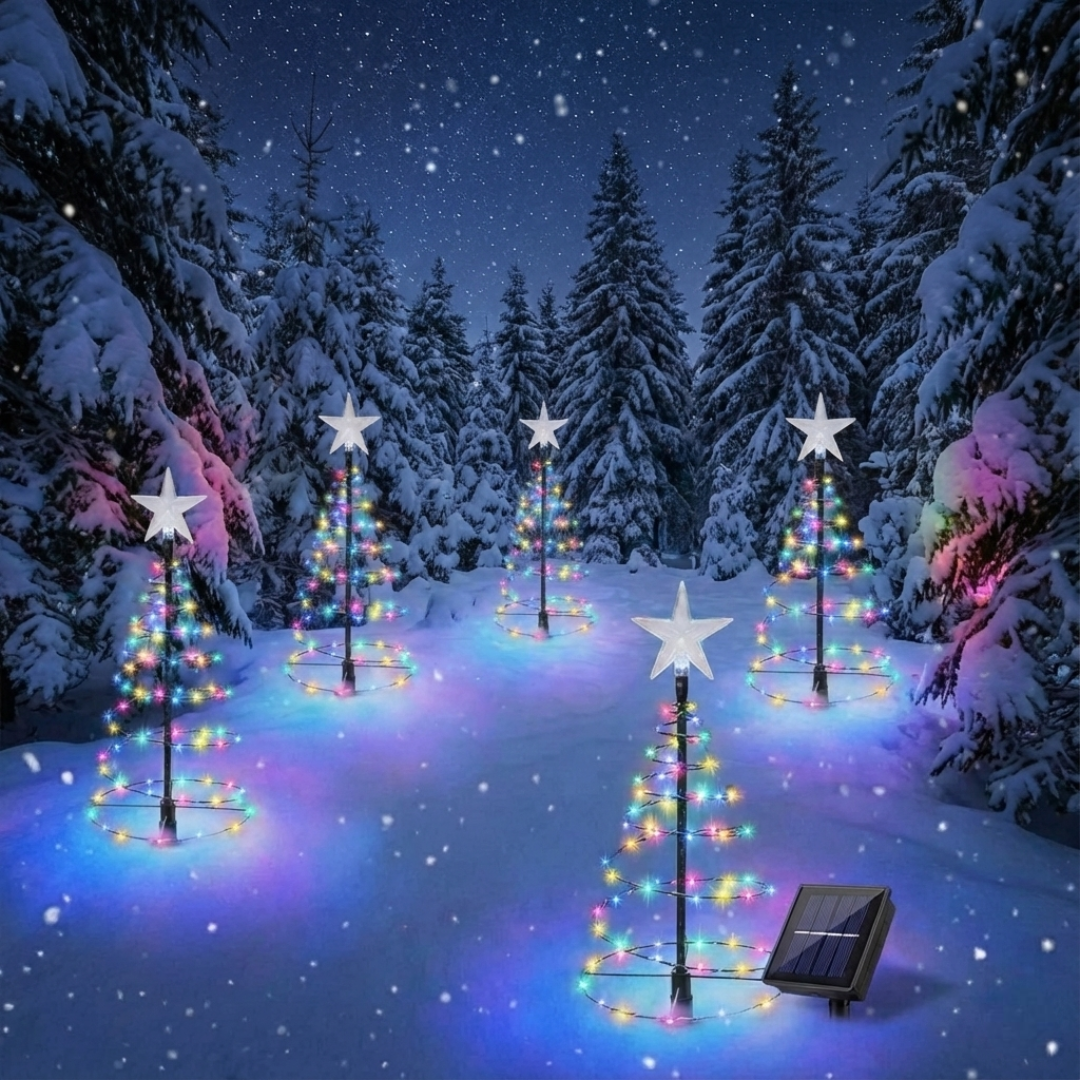 Solar Christmas Tree Lights