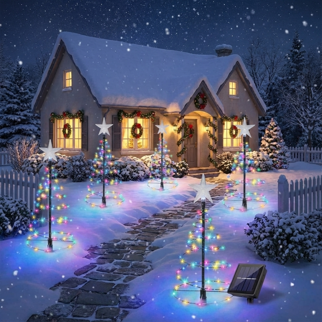 Solar Christmas Tree Lights