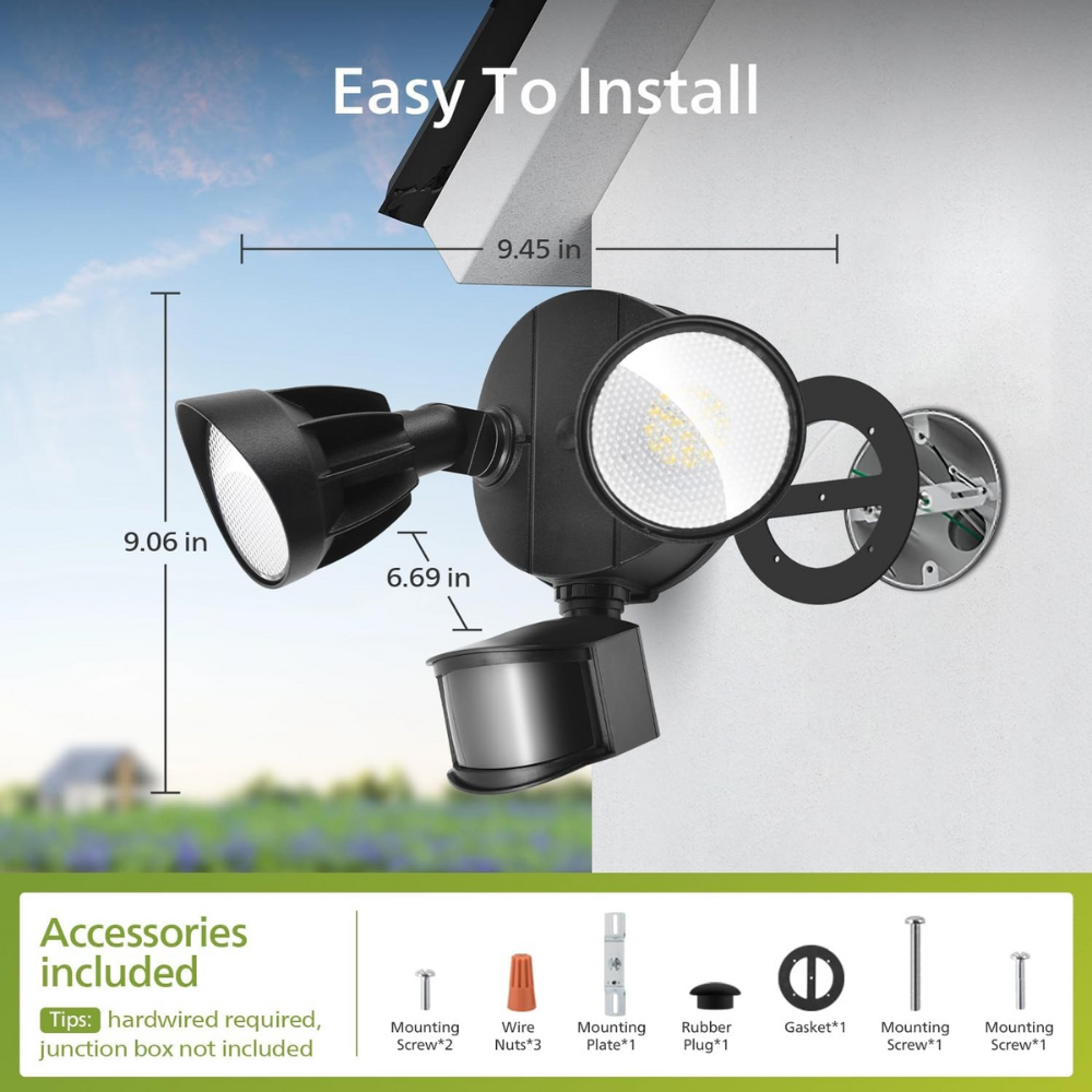 44W LED Security Outdoor Light
