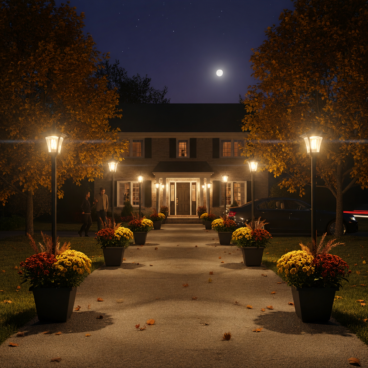 Outdoor Solar Pathway Light For Garden Decoration