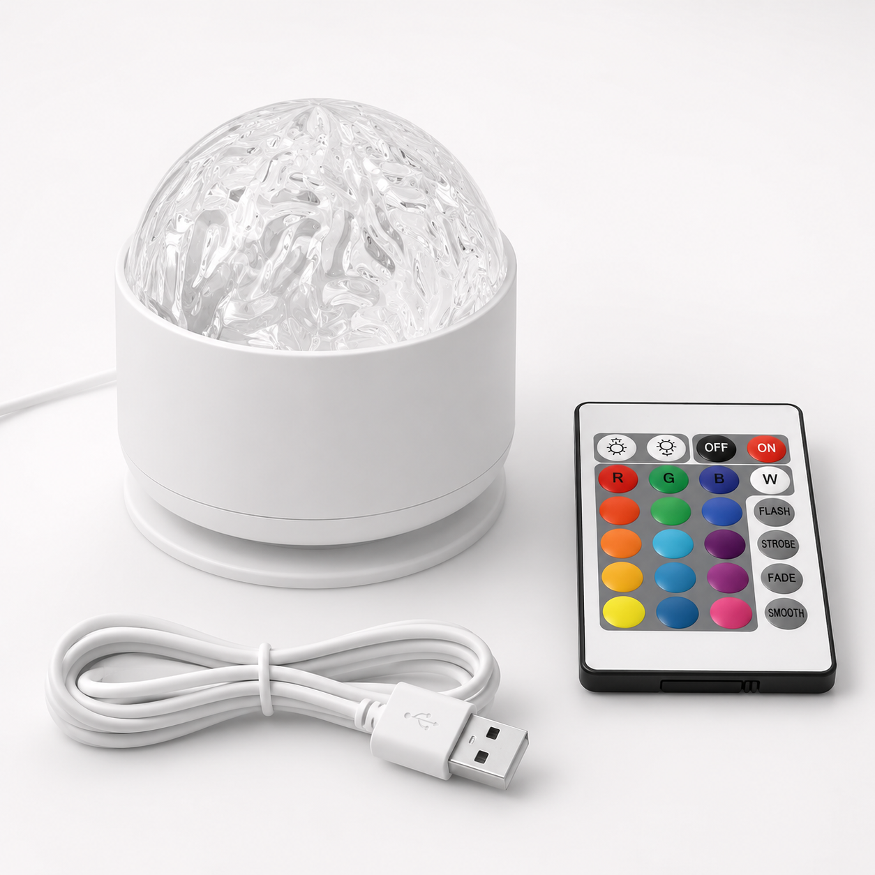 2 In 1 Projector Light With 16 Dynamic Colors And Remote Control
