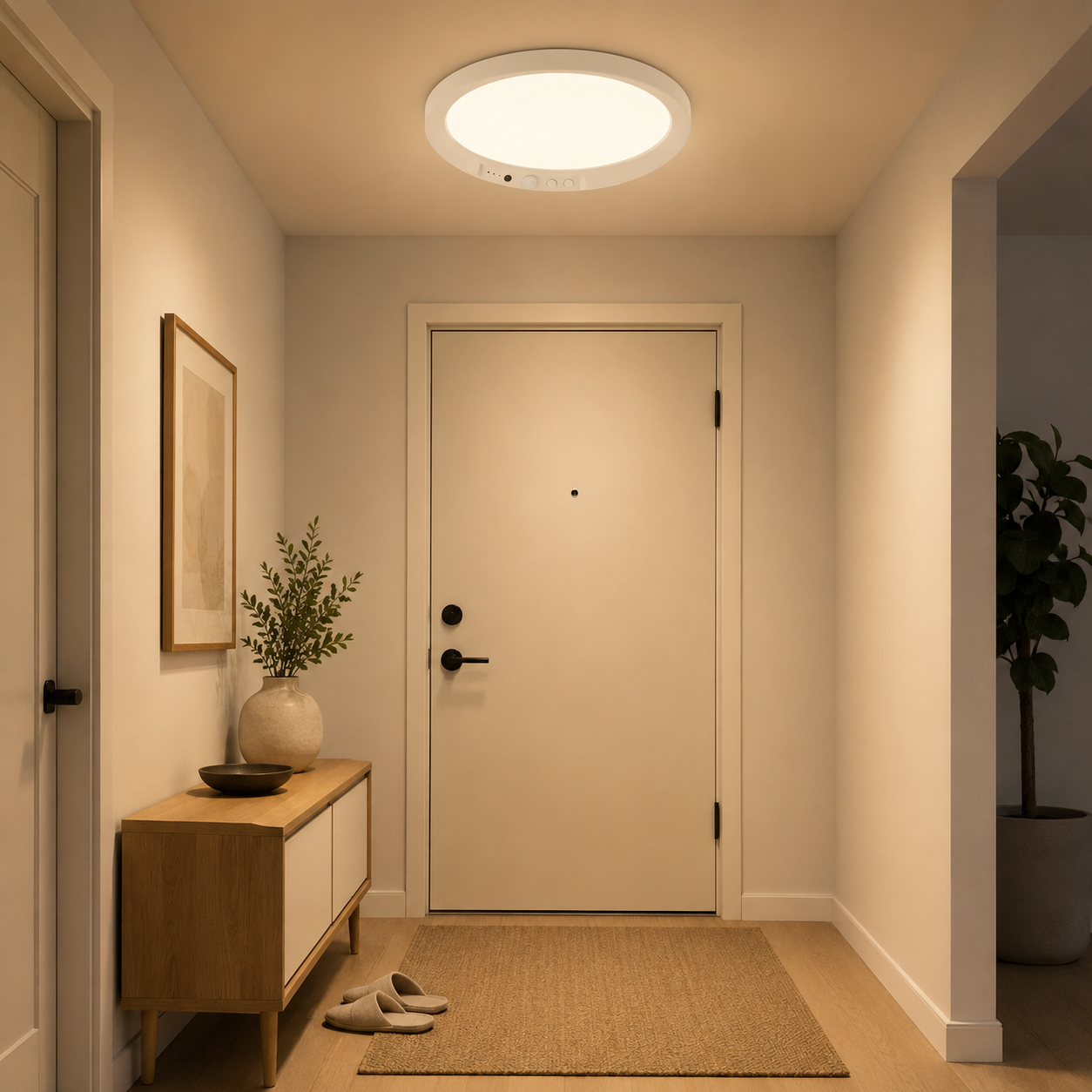 Rechargeable Motion Sensor 3 Color Modes Magnetic LED Ceiling Lights