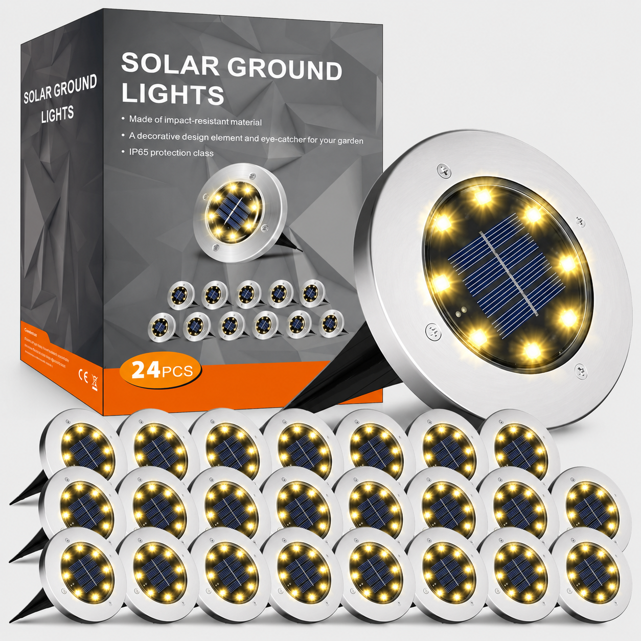 Outdoor Waterproof Solar Pathway Lights