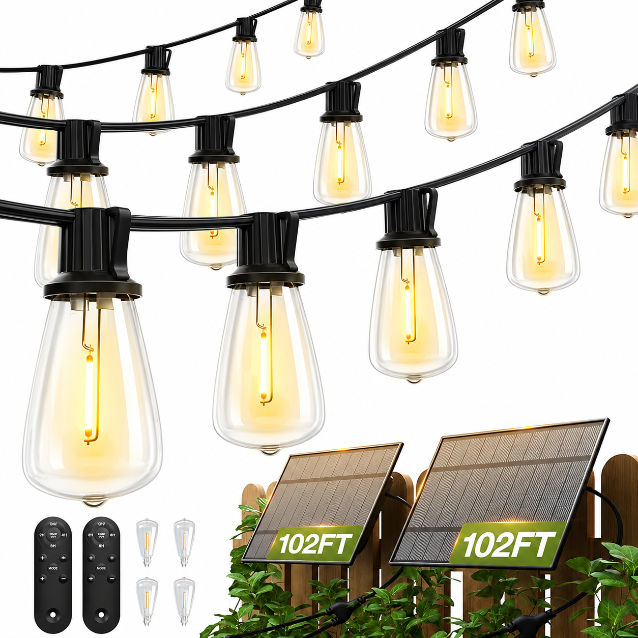 Waterproof String Remote USB Camping Backyard Lights