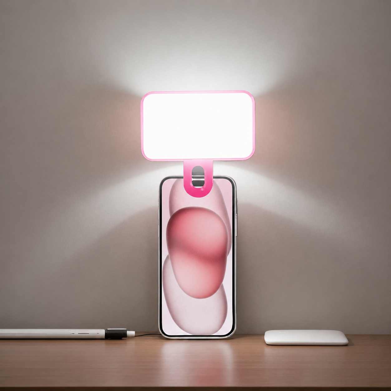 Portable LED Selfie Light With 3 Lighting Modes