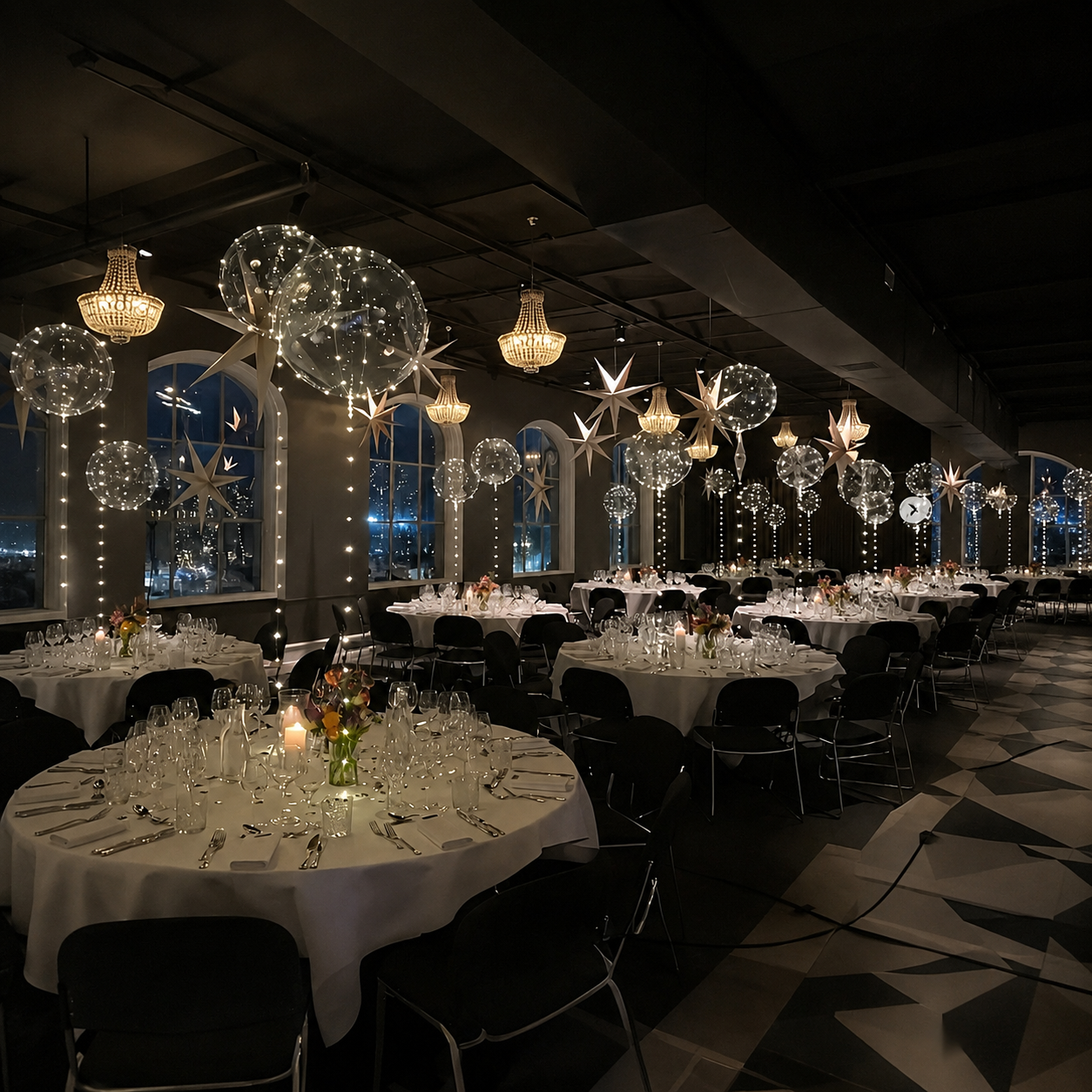 Floating Wave Balloons For Wedding Party Indoor Outdoor