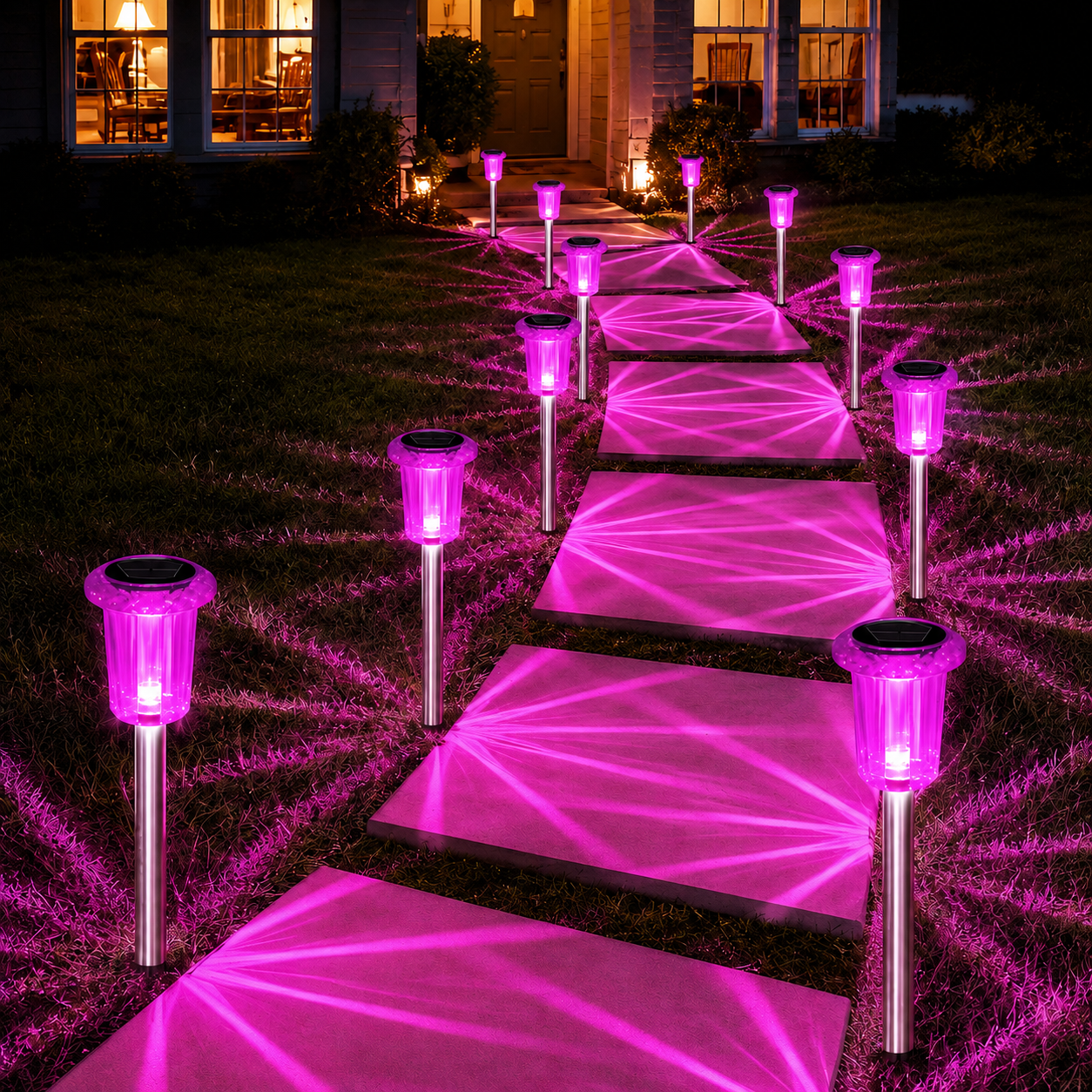 Outdoor Solar Halloween Garden Lights for Pathway and Lawn Decor