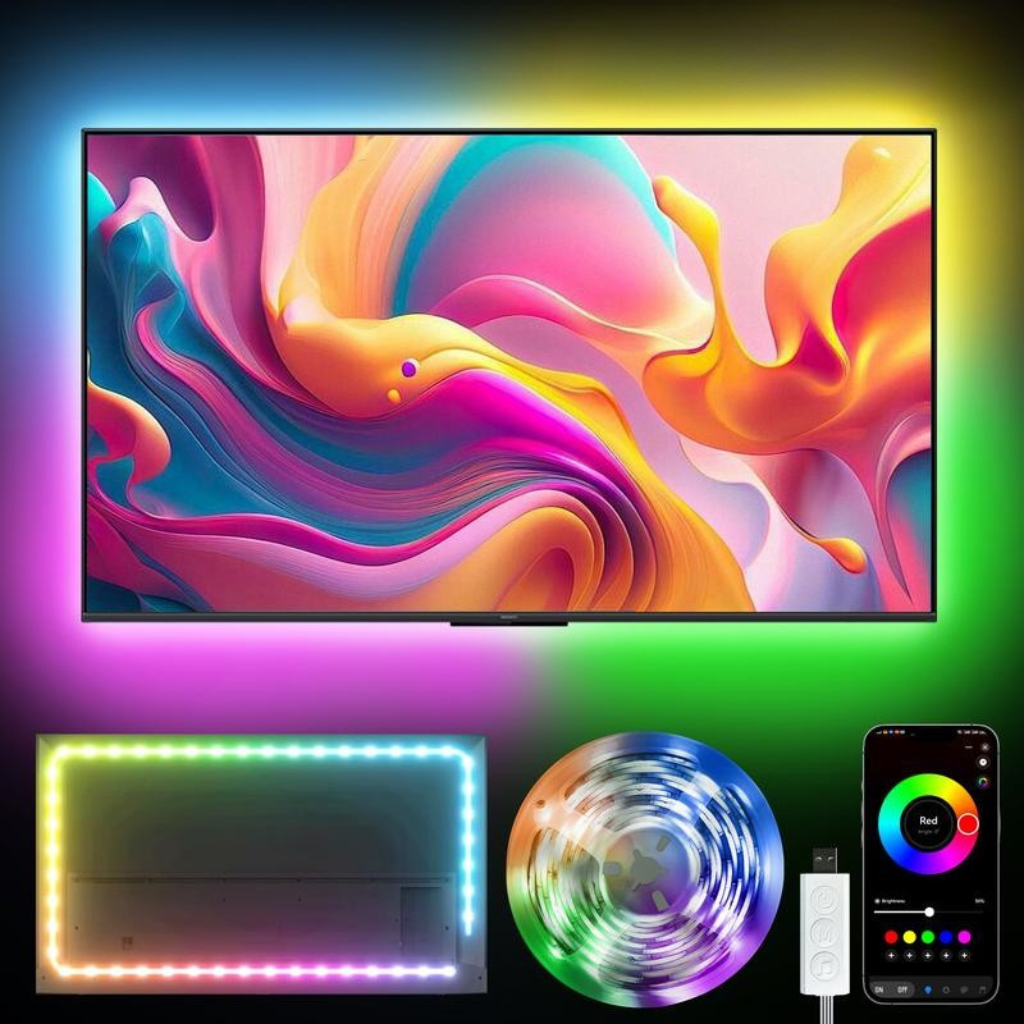 Smart RGB LED Strip Lights With App Control