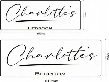 Personalized Handmade LED Illuminated Mirror Sign Light Up Bedroom Name Display - Solar Flame Torch