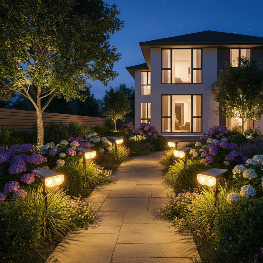 Halloween Solar Lights Outdoor 2 Pack Waterproof Spotlights