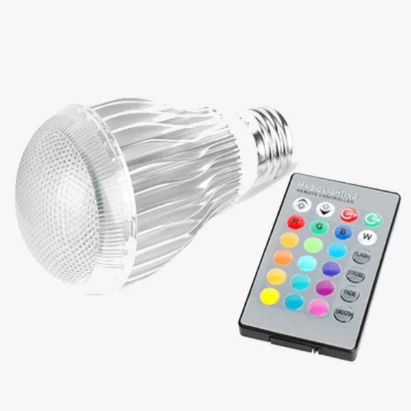 RGB Remote LED Bulb-Solar Flame Torch