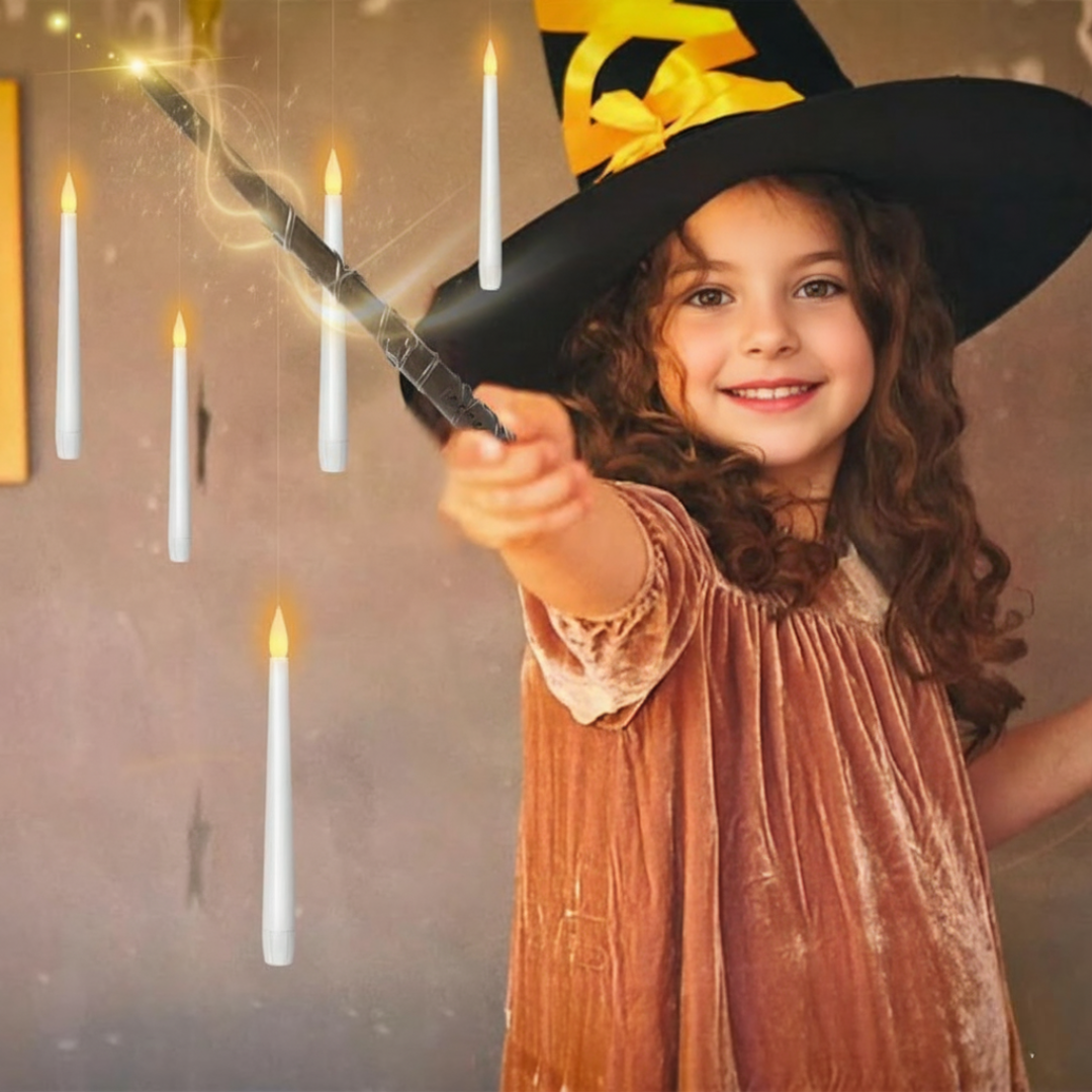 Flameless Floating Candles With Wand