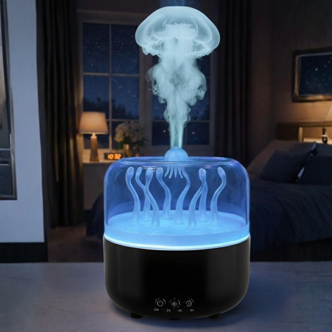 Ocean Inspired Jellyfish Lamp Ambient Table Light