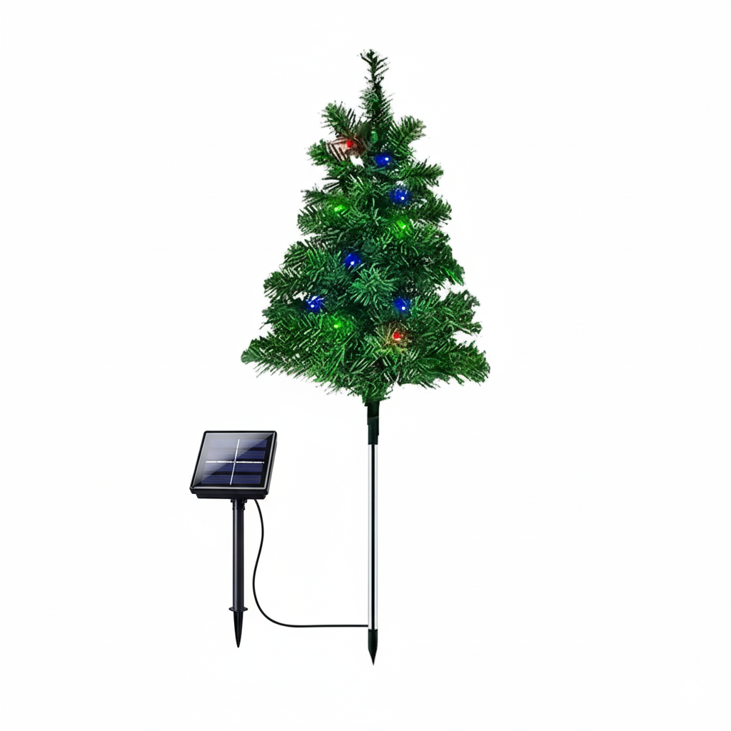 Color Changing LED Christmas Pathway Trees
