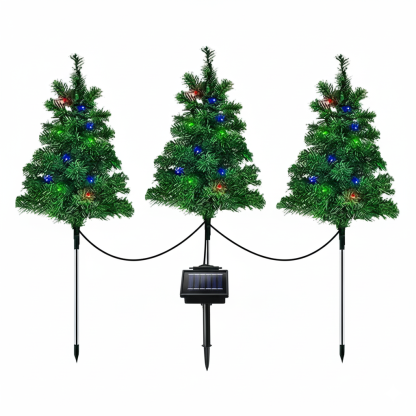 Color Changing LED Christmas Pathway Trees