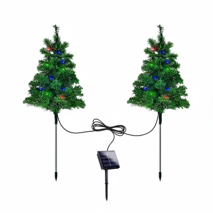 Color Changing LED Christmas Pathway Trees