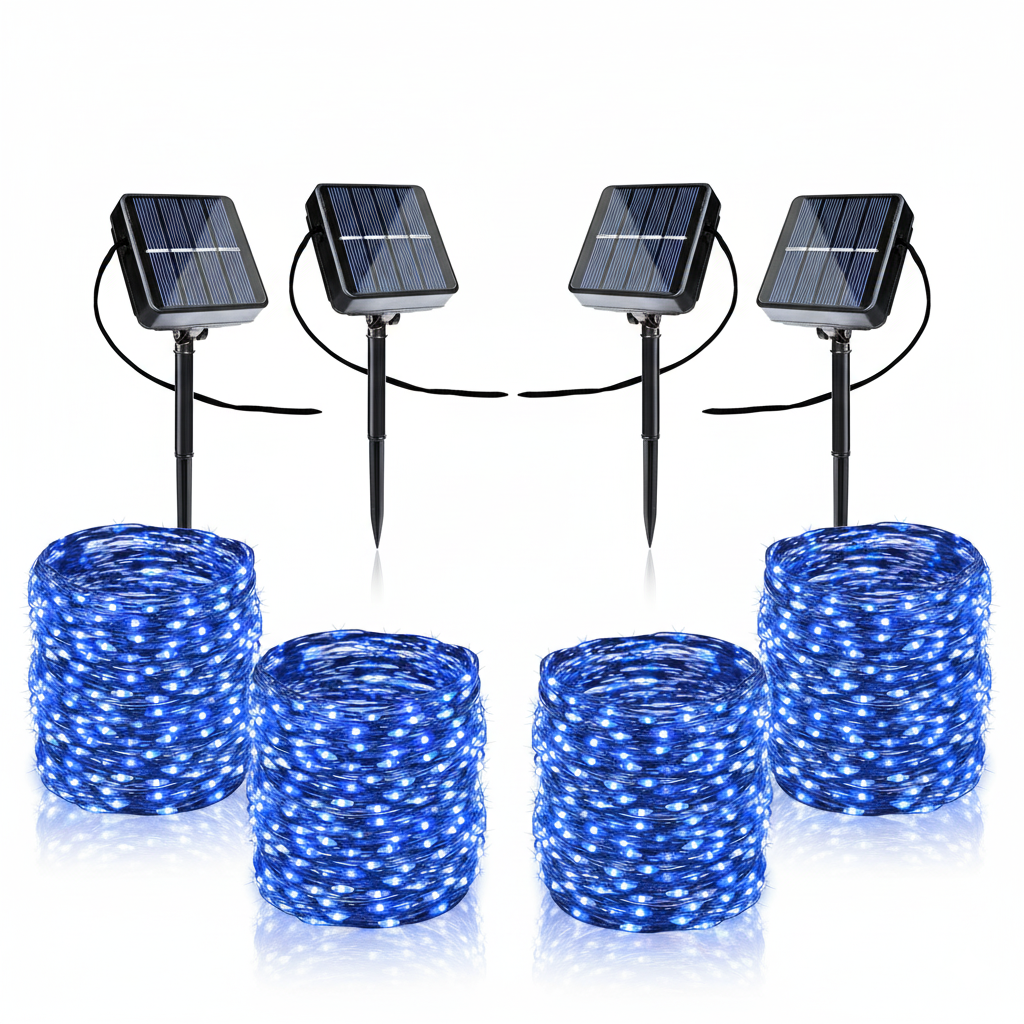 Pack Of 4 Halloween Solar String Lights