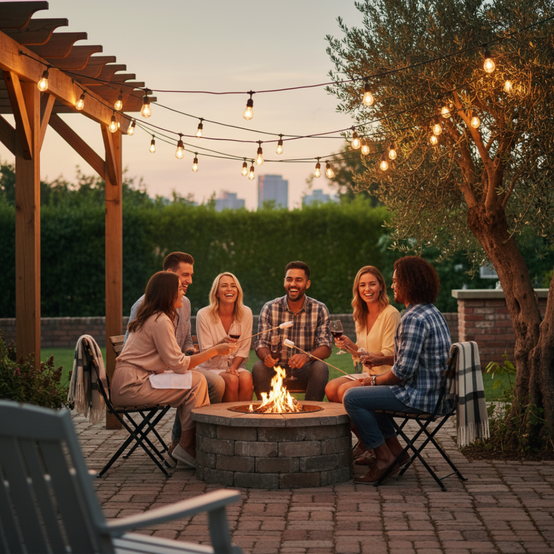 IP65 Waterproof Dimmable Hanging Connectable Globe LED Outdoor Lights