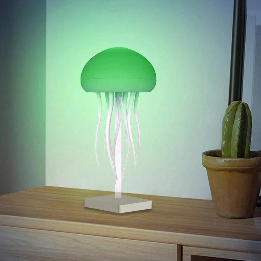 Jellyfish Design LED Lamp – Soothing Ambient Light for Any Room-Solar Flame Torch