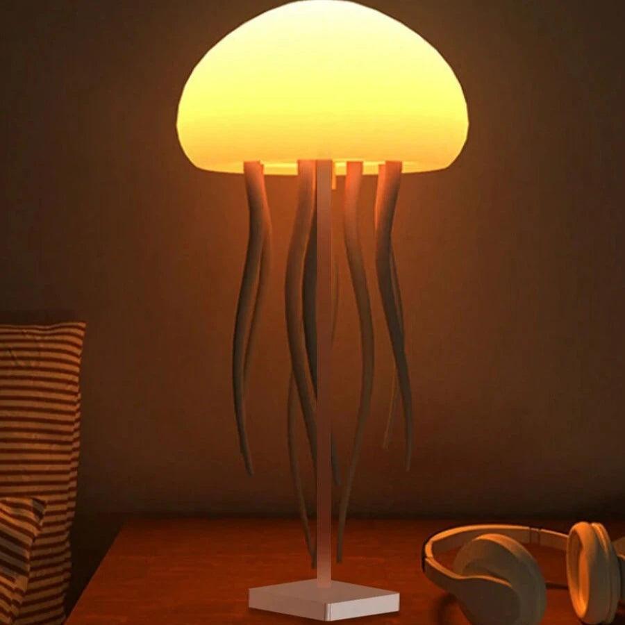 Jellyfish Design LED Lamp – Soothing Ambient Light for Any Room-Solar Flame Torch