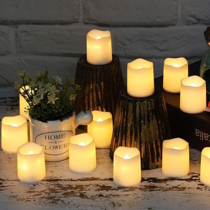 LED Candle Flameless Votive Candles With Battery Operated