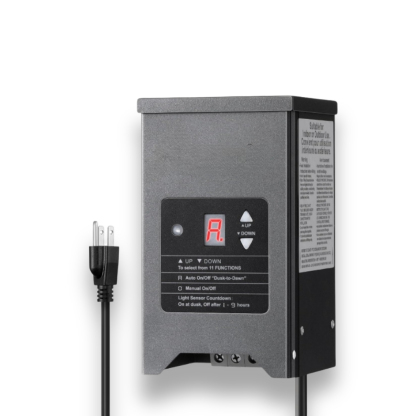 Low Voltage Landscape Transformer Outdoor Transformer With Timer And Photocell Sensor