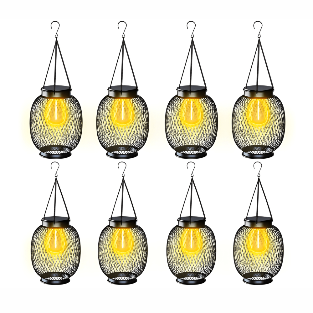 Outdoor Waterproof Solar Lantern Lights for Courtyard Decor