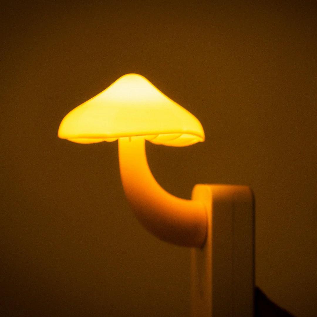 Mushroom Style Wall Lamp - Solar Flame Torch