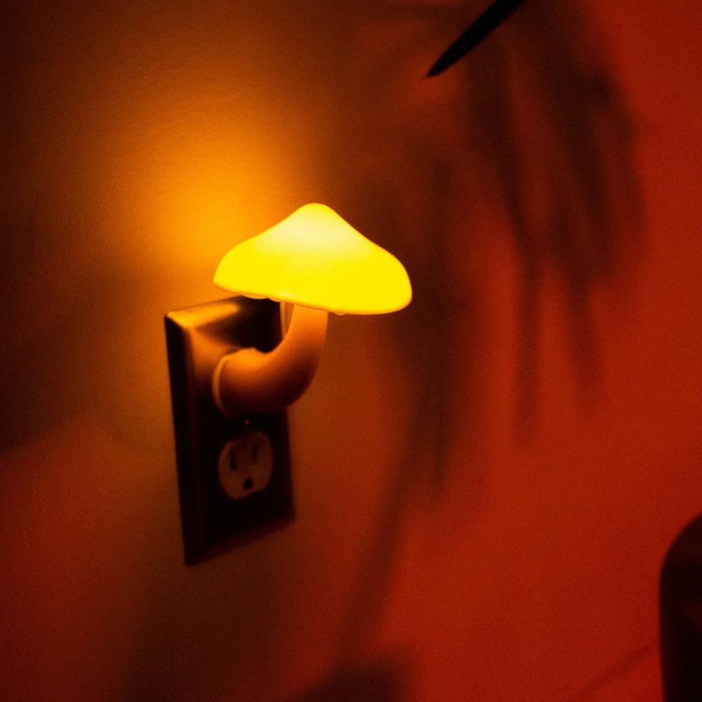 Mushroom Style Wall Lamp - Solar Flame Torch