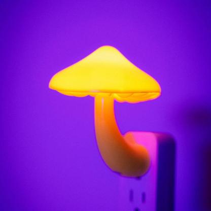 Mushroom Style Wall Lamp - Solar Flame Torch