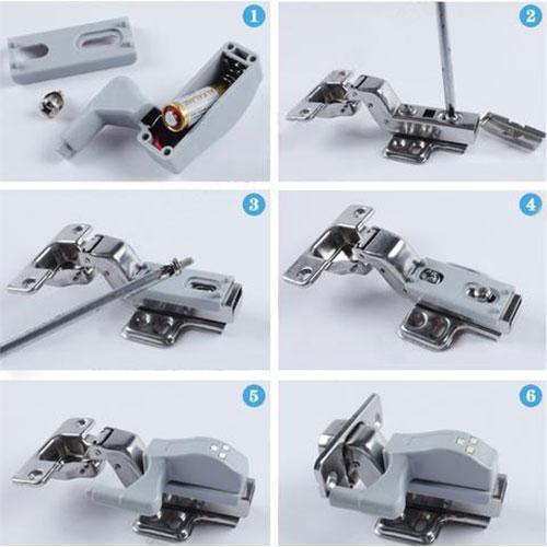 Set of 10 LED Hinge Lights - Best Seller - Black Friday Special - Deal Ends Soon - Solar Flame Torch