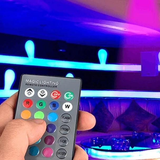 RGB Remote LED Bulb-Solar Flame Torch