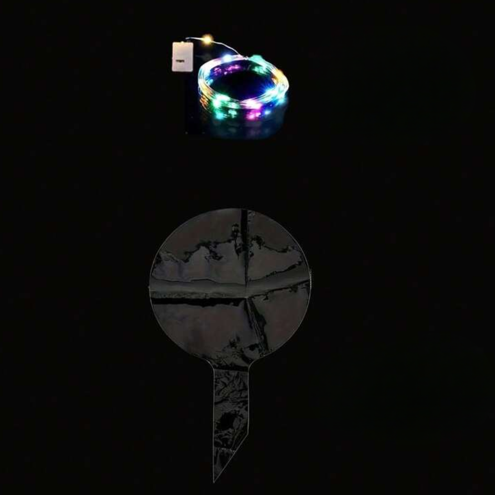 LED Balloon String Lights With Transparent Bobo Ball Design For Party