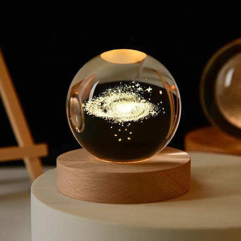 3D Cosmic Crystal Ball-Solar Flame Torch