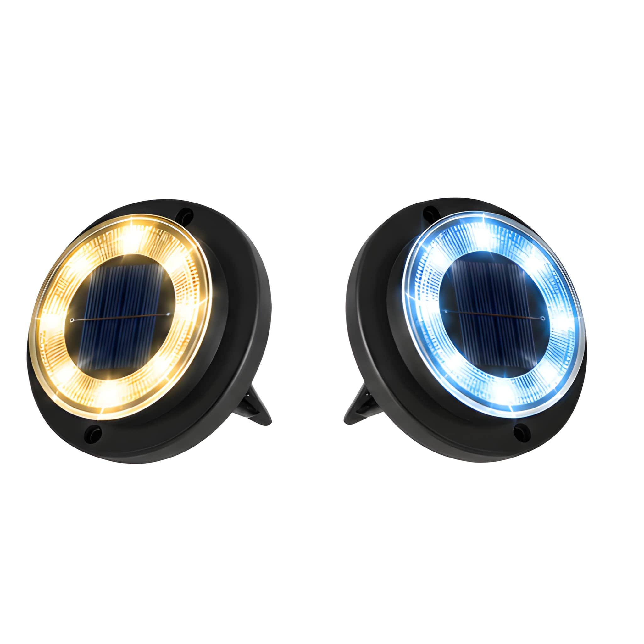 Solar Ground Lights With Outdoor Disk Design For Pathway And Yard