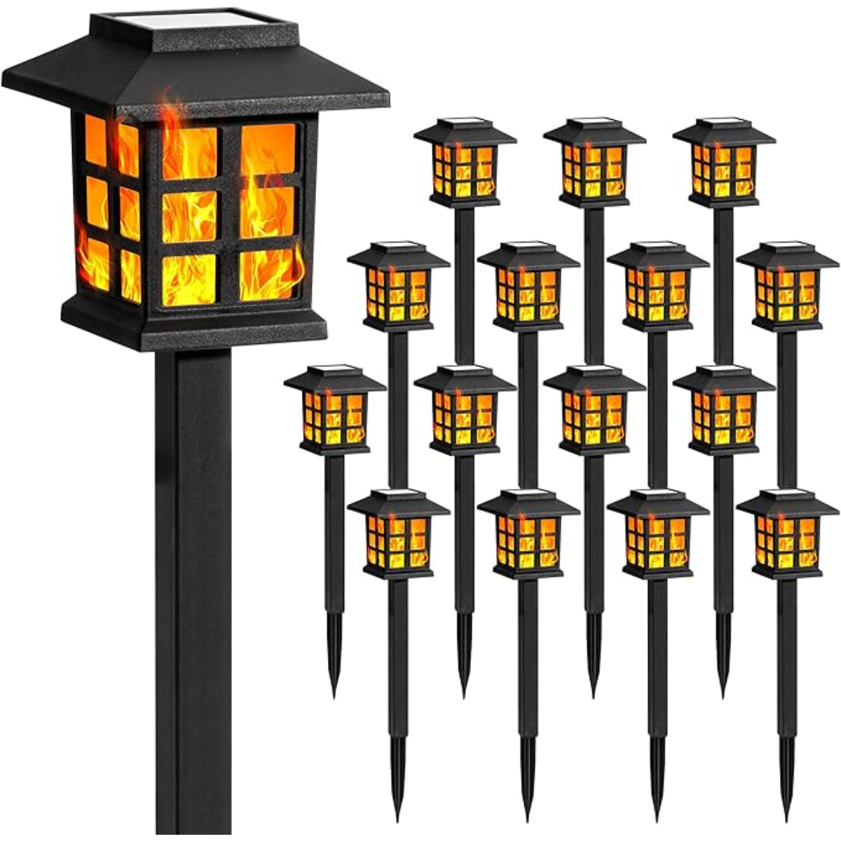 Solar Garden Outdoor Lights-Solar Flame Torch