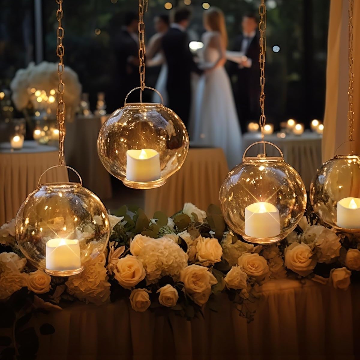 Timer Tea Lights Candles Battery Operated