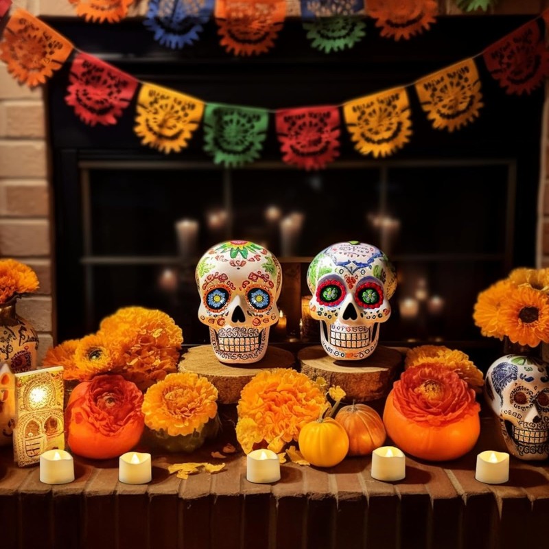 Timer Tea Lights Candles Battery Operated