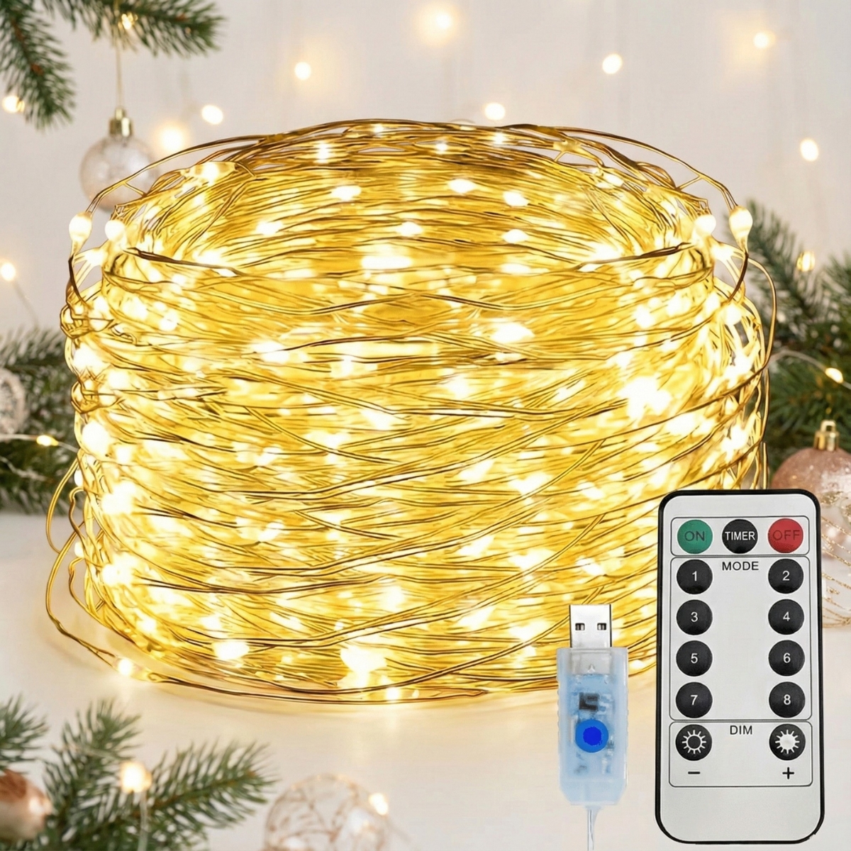 USB Powered Fairy String Lights Set