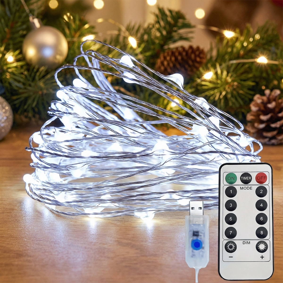 USB Powered Fairy String Lights Set