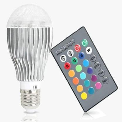 Color Changing LED Bulb - Solar Flame Torch