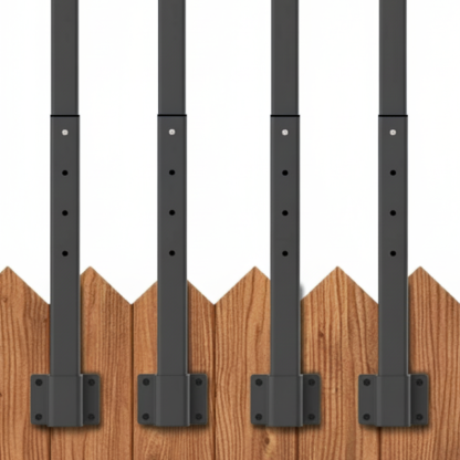 Outdoor String Light Poles with Clips