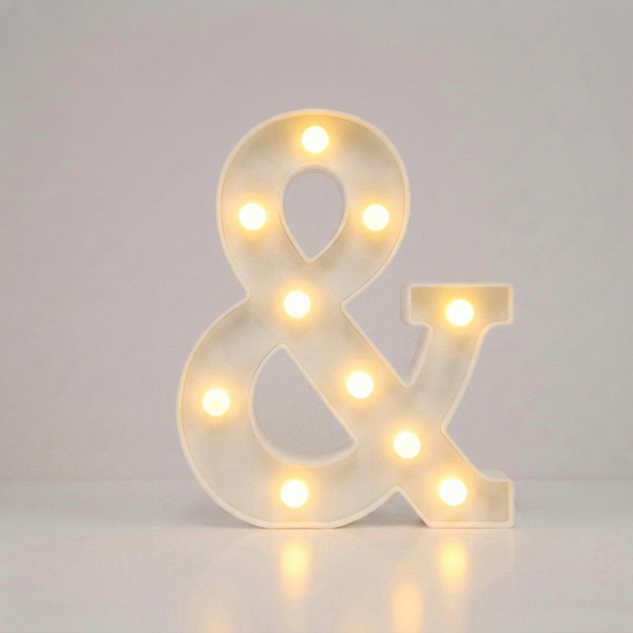 Illuminated English Letter Lamp For Parties And Weddings
